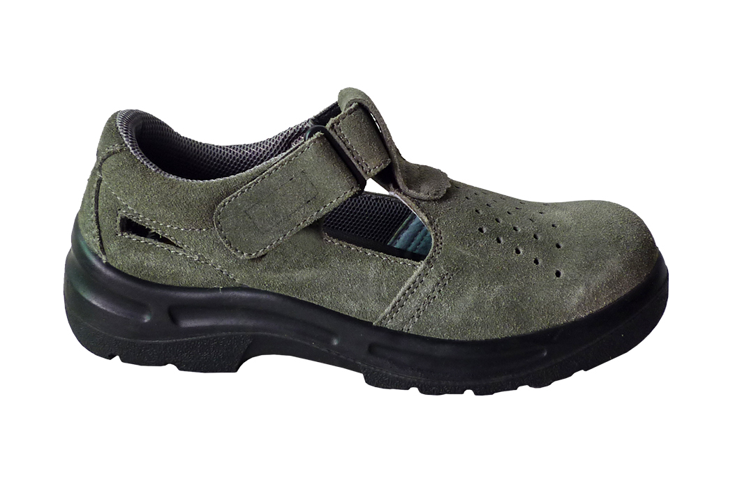 Safety sandal shoes,  PU Injection  A1006