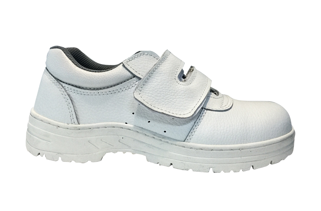 White Safety  Shoes PU Rubber Sole PR015